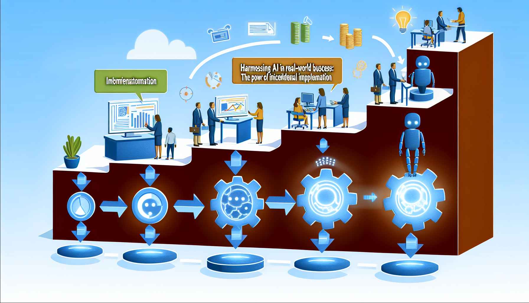 Harnessing AI in steps Harnessing AI in steps